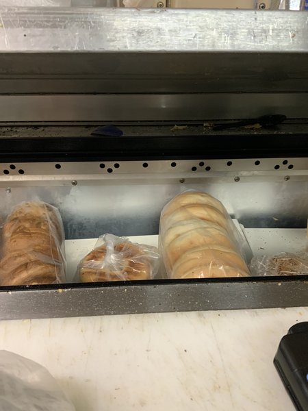 Soiled food prep area