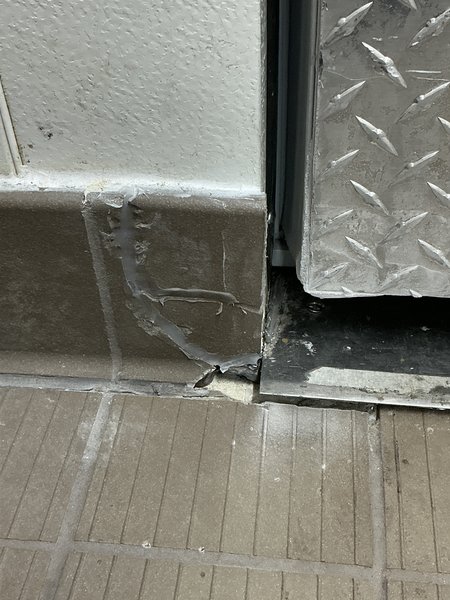 Tile at door